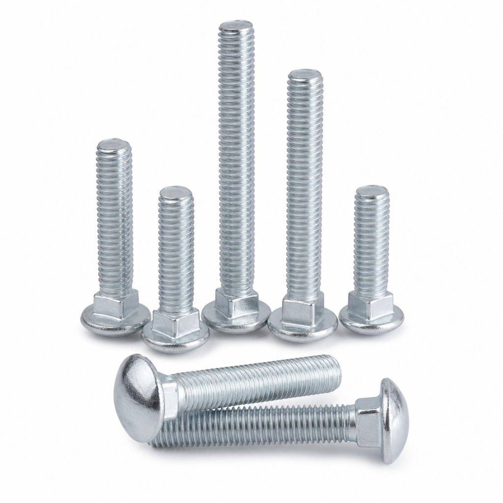 SureStrong Carriage Bolts — 3/8×4 in (50 ct)