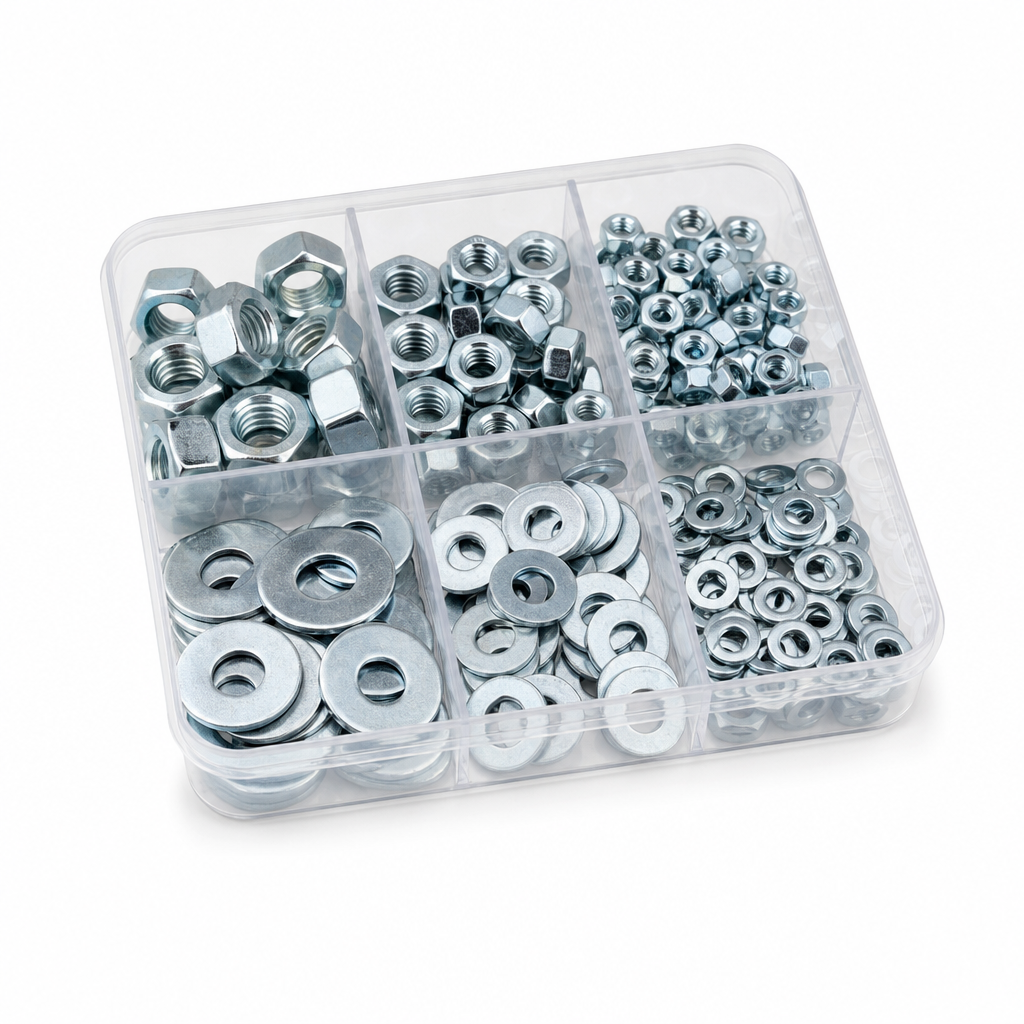 SureStrong Hex Nuts & Washers Assortment